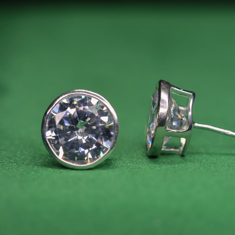 ICED BLING  Round Stud Collection