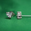 Iced Bling Heart Stud Collection