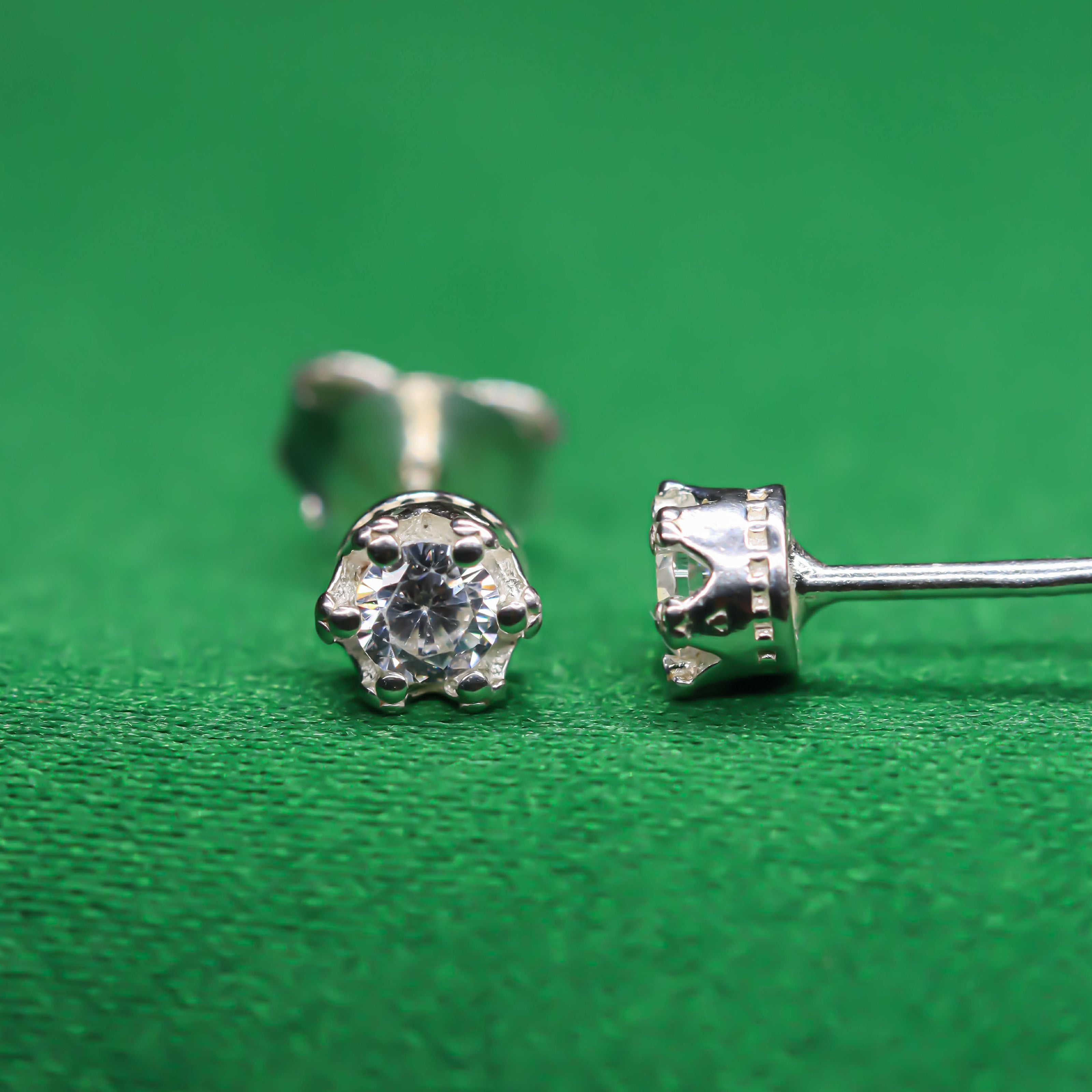 Iced Bling Crown Stud Collection