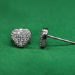 Iced Bling Heart Stud Collection