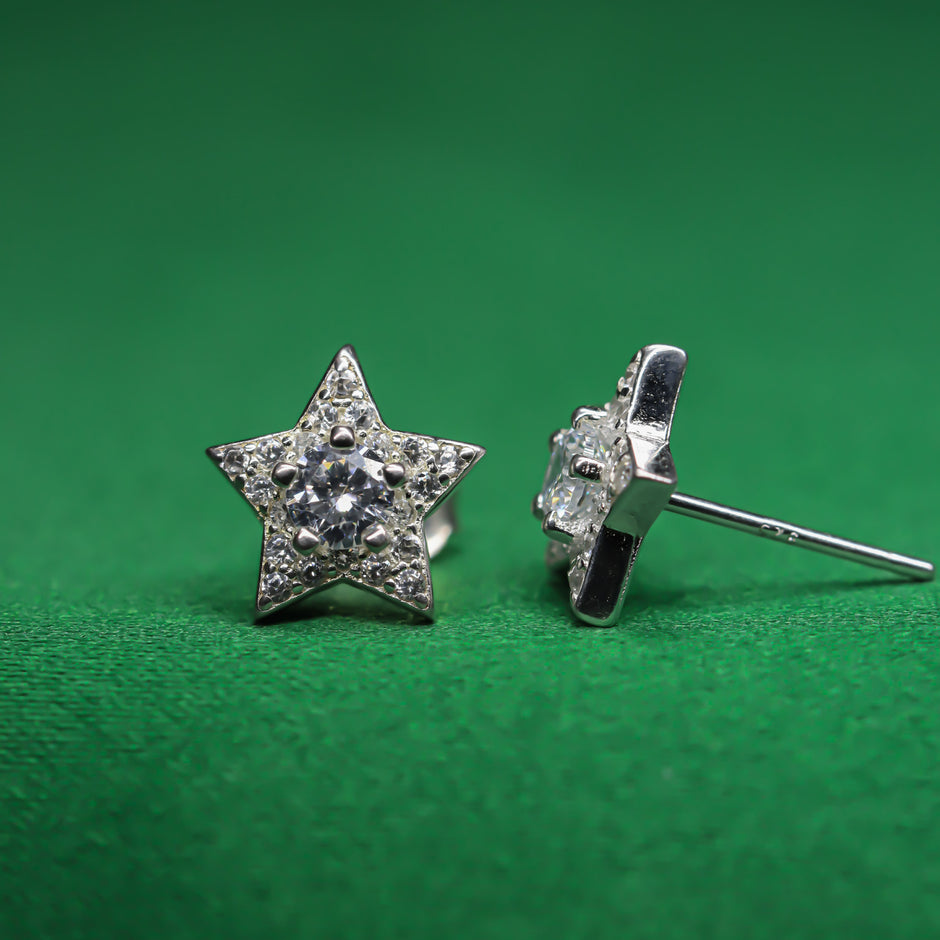 ICED BLING Star Stud Collection