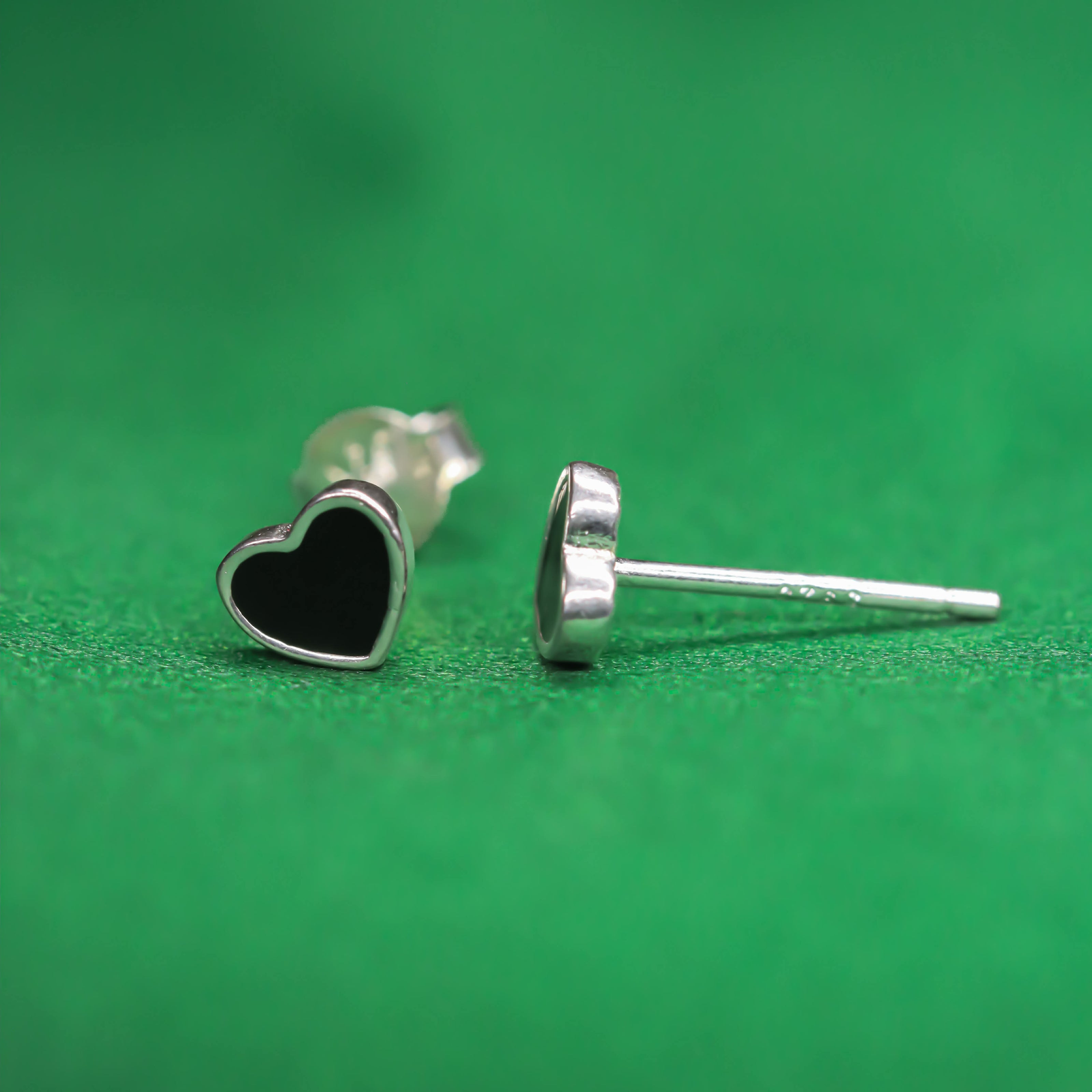 Iced Bling Heart Stud Collection