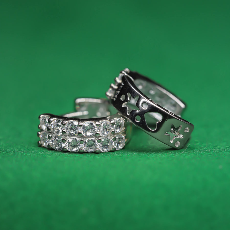 Iced Bling Hoops Type Collection