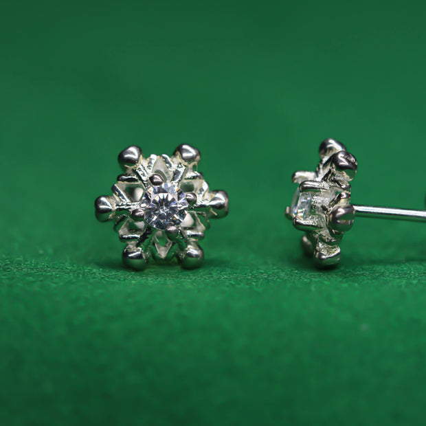ICED BLING  Snowflakes Stud Collection