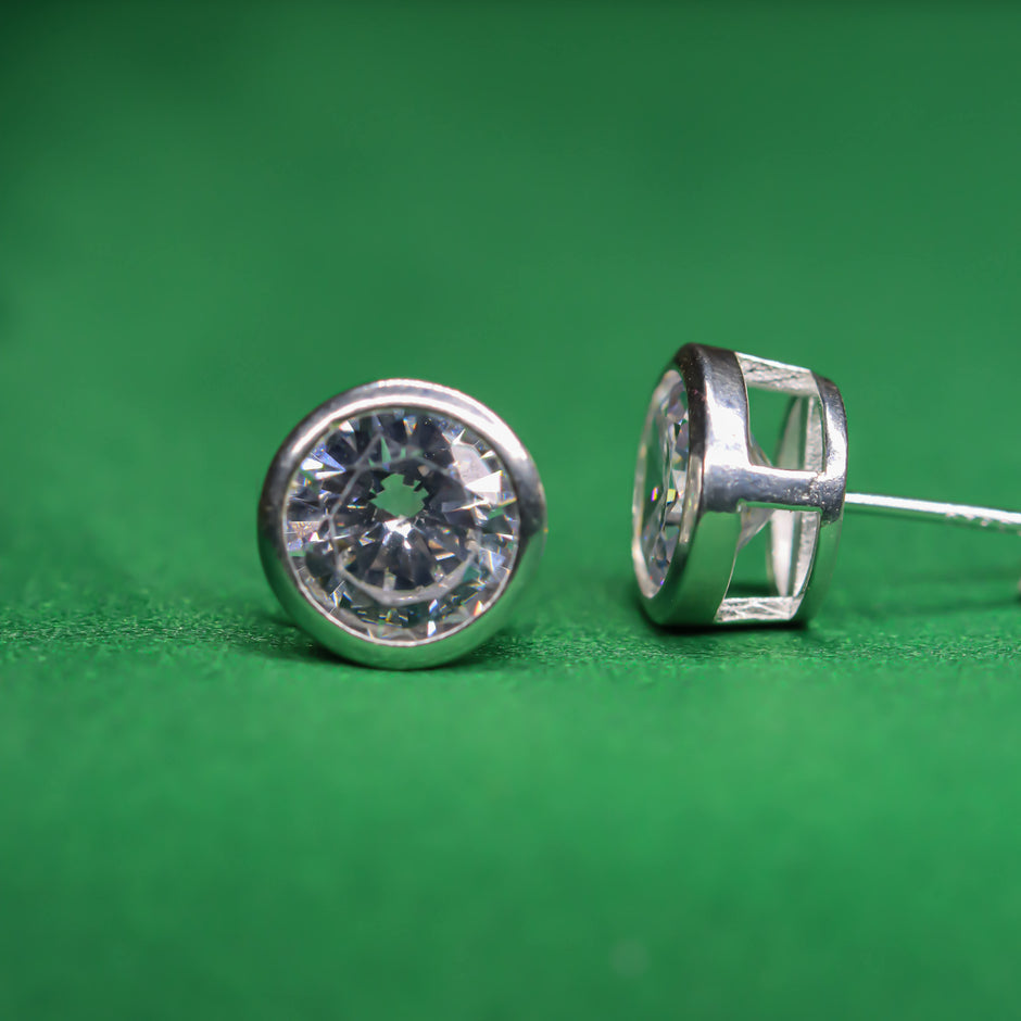 ICED BLING  Round Stud Collection
